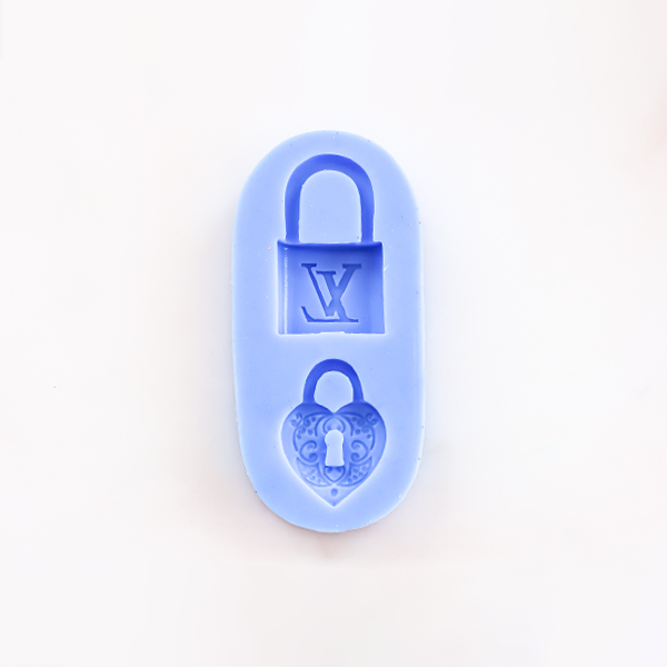 LV Lock – Silicone Mould – Crystal Candy
