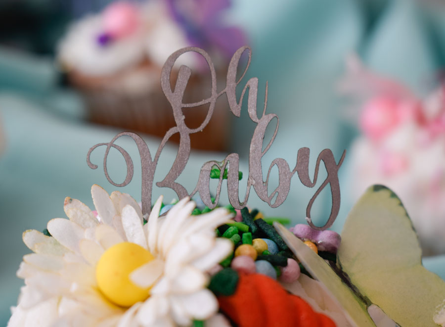 Baby Shower Cake Topper - Oh Baby - Girl or Boy! – Silver Rose Bakery