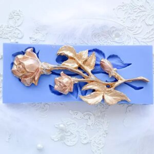 Large Rose - Ornate Flower Silicone Moulds