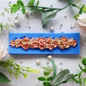 Golden Meadow - Ornate Flower Silicone Moulds