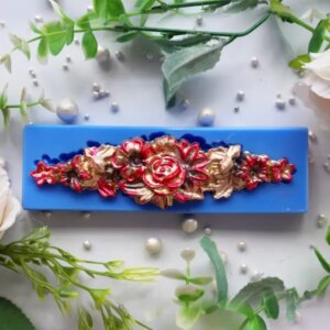 Rosaline - Ornate Flower Silicone Moulds