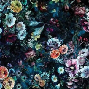 Floral Dusk Printed Edible Icing Sheet