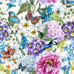 Birds & Butterflies Printed Edible Icing Sheet