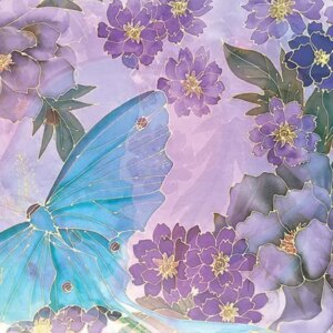 Butterfly Painting Printed Edible Icing Sheet