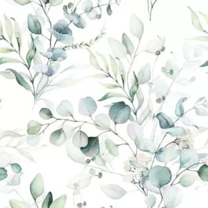 Eucalyptus Printed Edible Icing Sheet