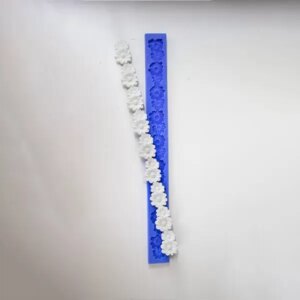 Daisy String Border Silicone Mould
