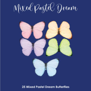 Pastel Dream - Wafer Paper Butterflies