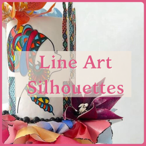 Line Art Silhouettes