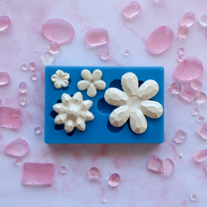 Floral Gem  - Silicone Mould