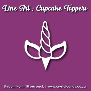 Unicorn Horn - Cupcake Charm