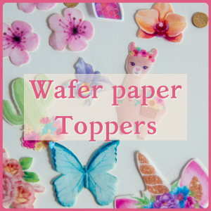 Wafer Paper Cupcake Toppers