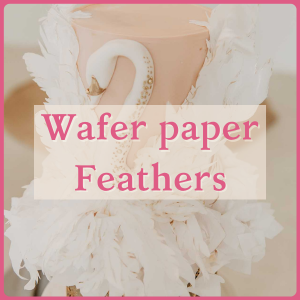 Wafer Paper Feathers