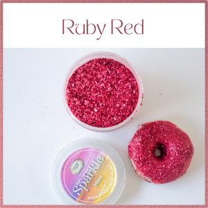 Edible Sparkles: Ruby Red