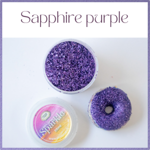 Edible Sparkles: Sapphire Purple
