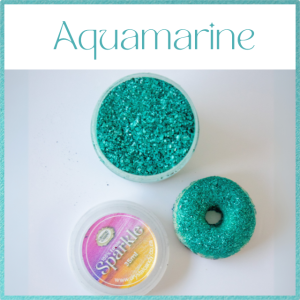 Edible Sparkles: Aquamarine