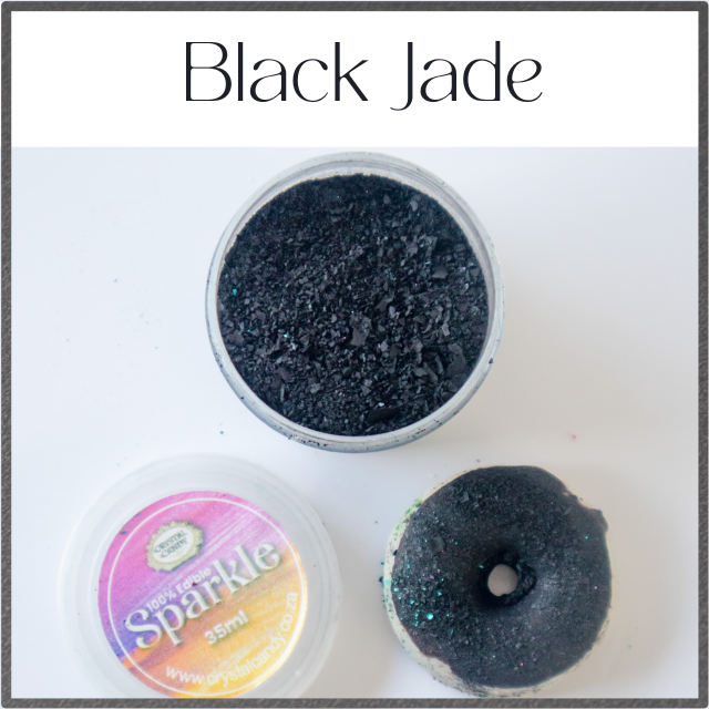 Edible Sparkles: Black Jade
