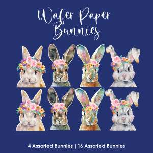 Wafer Paper Bunny Toppers