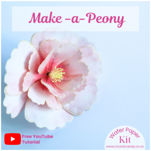 Make-a-Peony - Wafer Paper Flower Kit