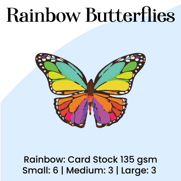 Rainbow - Craft Butterflies