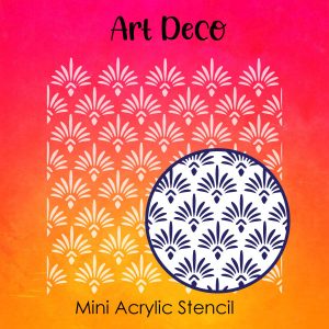 Art Deco - Small Acrylic Stencils