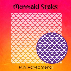 Mermaid Scales - Small Acrylic Stencils