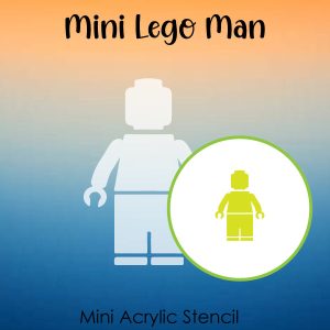 Mini Lego Man - Small Acrylic Stencils