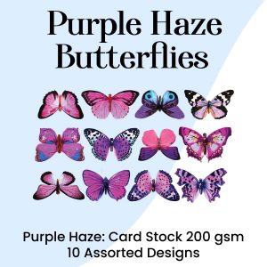 Purple Haze - Craft Butterflies