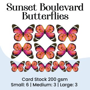 Sunset - Craft Butterfly