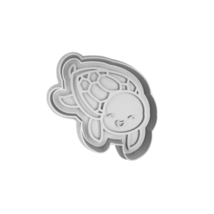 Cute Turtle - Cookie Cutter & Stamp Set
