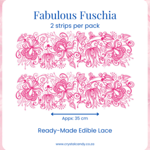 Fabulous Fuschia - Ready Made Lace