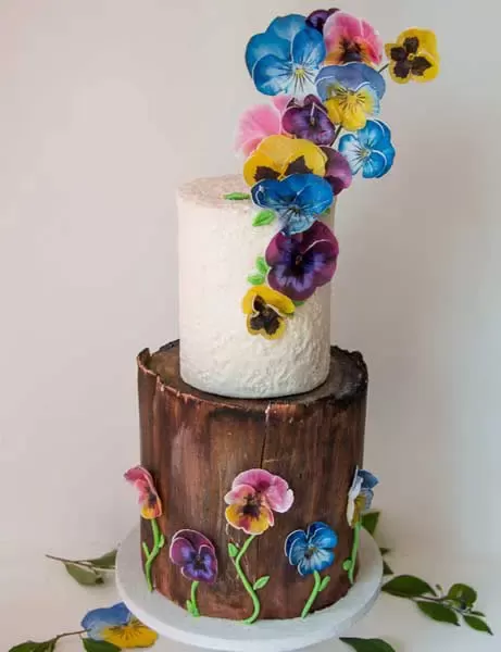 Pansy - Wafer Paper Flowers - Image 3