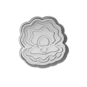 Clam Shell - Cookie Cutter & Stamp Set