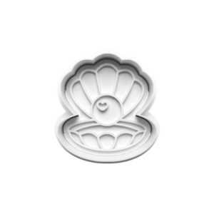Clam Pearl - Cookie Cutter & Stamp Set