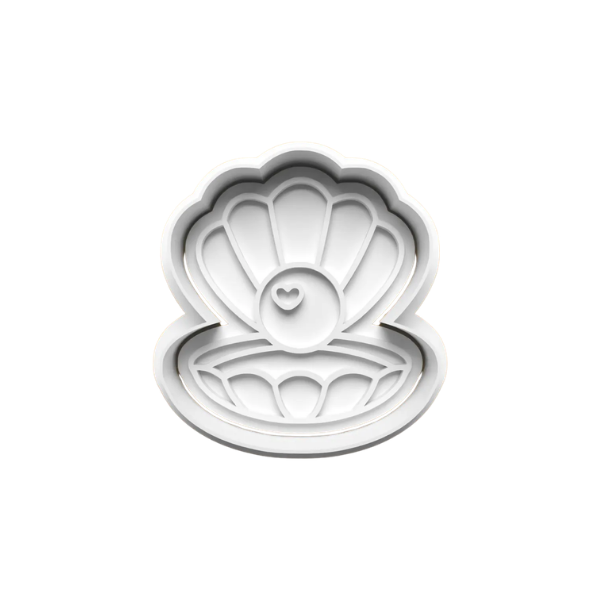 Clam Pearl - Cookie Cutter & Stamp Set