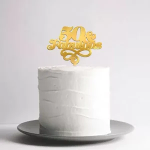 50 & Fabulous - Cake Topper