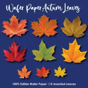 Autumn Leaves - Wafer Paper Leaves