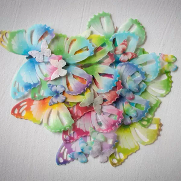 Colour Splash - Wafer Paper Butterflies - Image 5