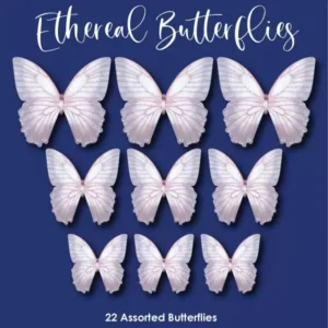 Ethereal - Wafer Paper Butterflies