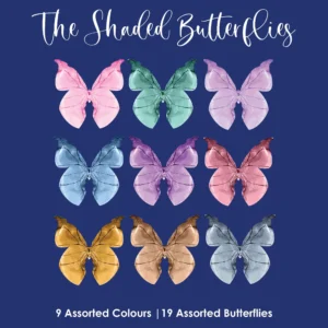 Shaded - Wafer Paper Butterflies