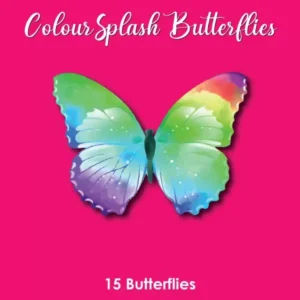 Coloursplash - Eco Wafer Paper Butterflies