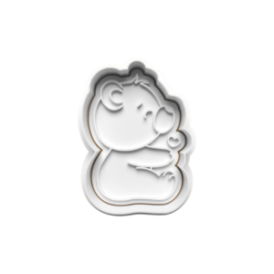 Kiss Teddy - Cookie Cutter & Stamp Set
