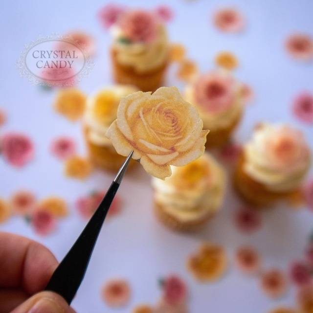 Mini Wafer Paper Roses - Image 6