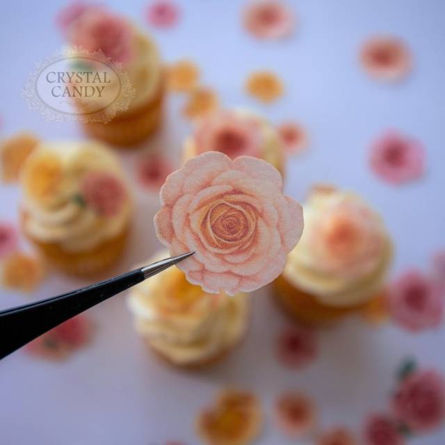 Mini Wafer Paper Roses - Image 7