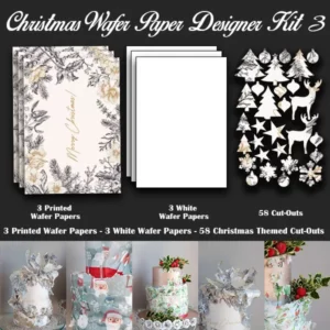 Christmas Kit 3 - Exclusive Wafer Paper Designer Kits