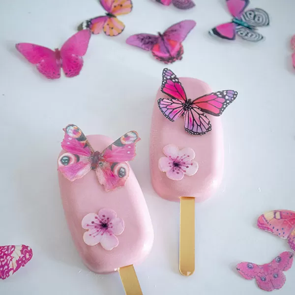 Magenta Haze - Wafer Paper Butterflies - Image 5