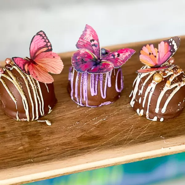Magenta Haze - Wafer Paper Butterflies - Image 8