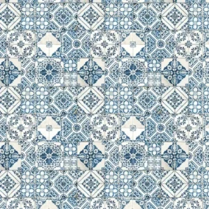 Mediterranean Tiles - Printed Edible Icing Sheet