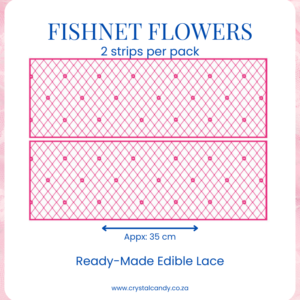 Fishnet Flowers - Ready Made Lace