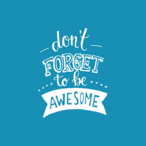 Be Awesome - Mini Mesh Stencils