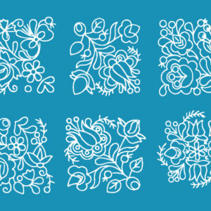 Floral Mandala Tiles - Mesh Stencil